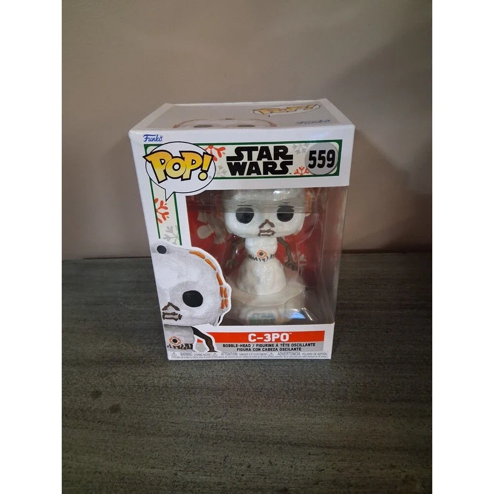 NIB Funko POP! Star Wars C-3PO snowman Vinyl Figure #559